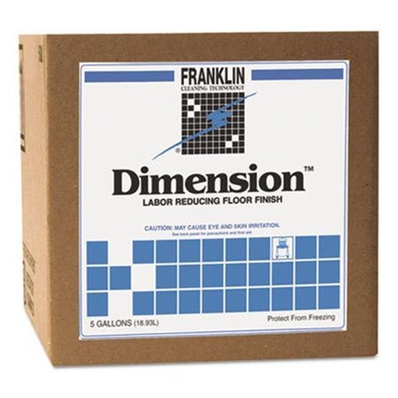 FRANKLIN CLEANING TECHNOLOGY Franklin Cleaning Technology FKLF330225 5gal Cube Dimension Labor Reducing Floor Finish F330225